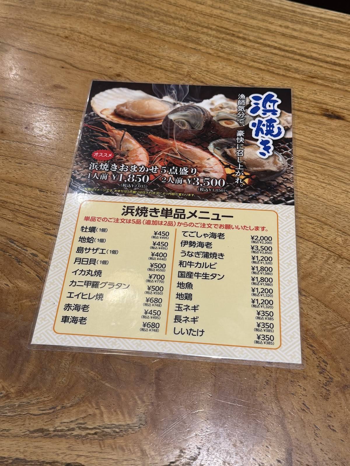 Goppachi меню