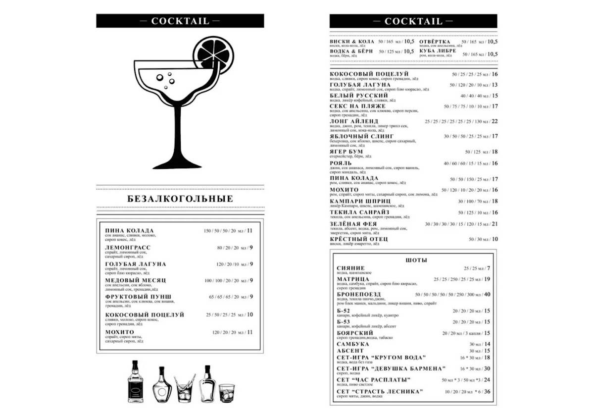 Grand cafe меню
