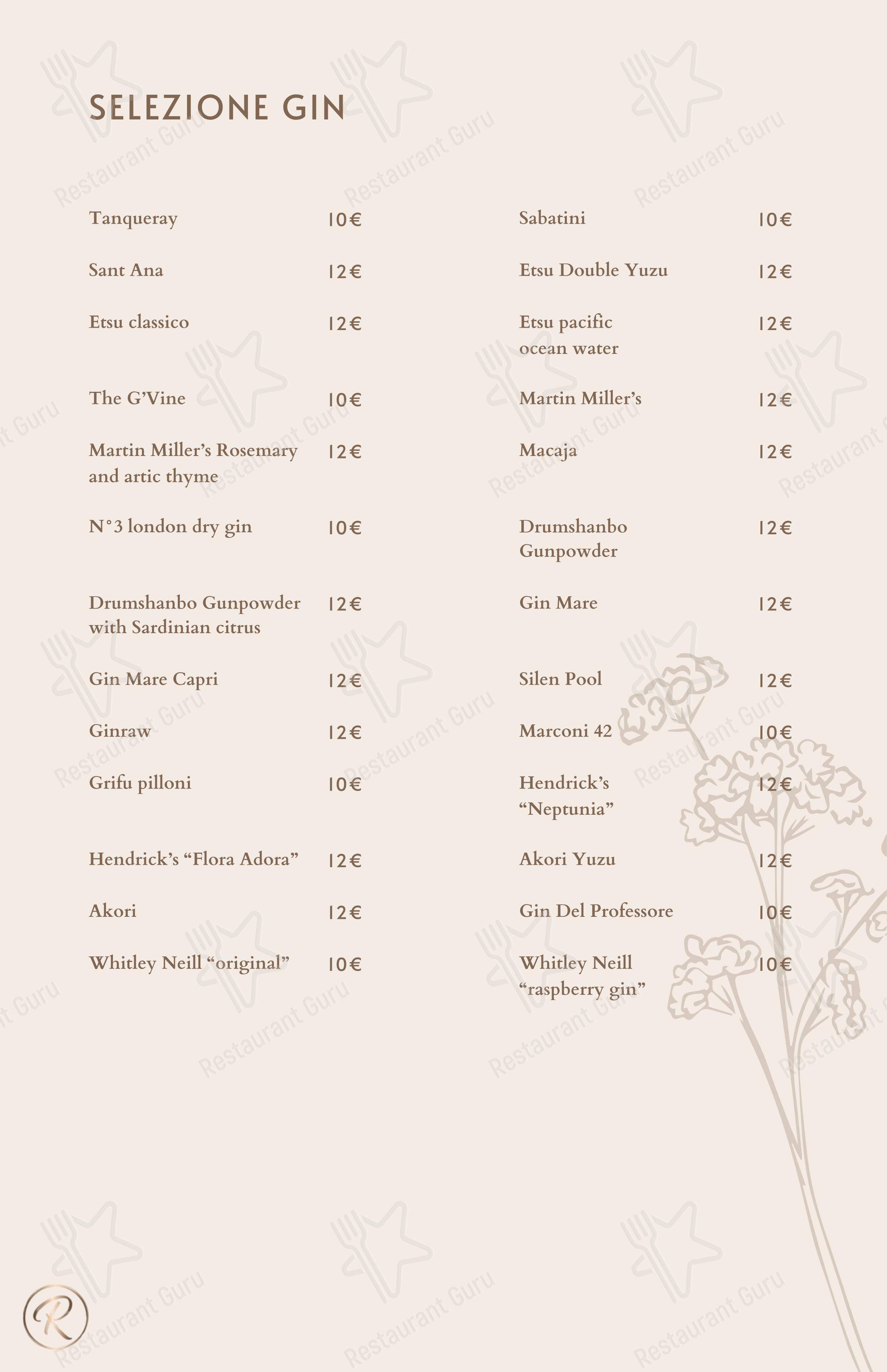 菜单 ресторана Green Reserva - Restaurant & Pizzeria в Риме