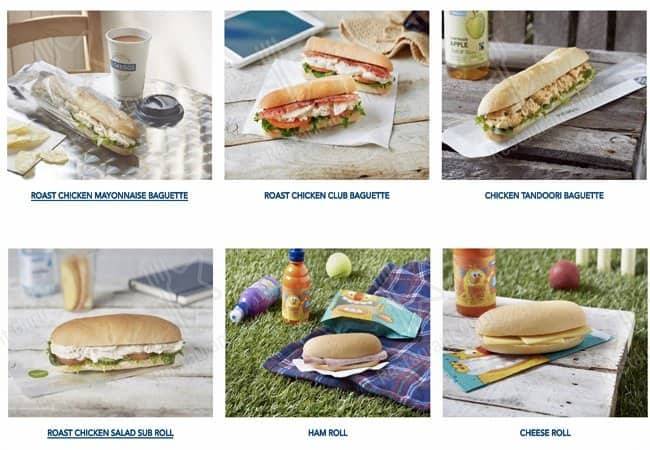 Greggs меню