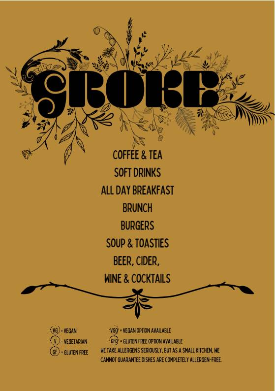 Groke Coffee меню