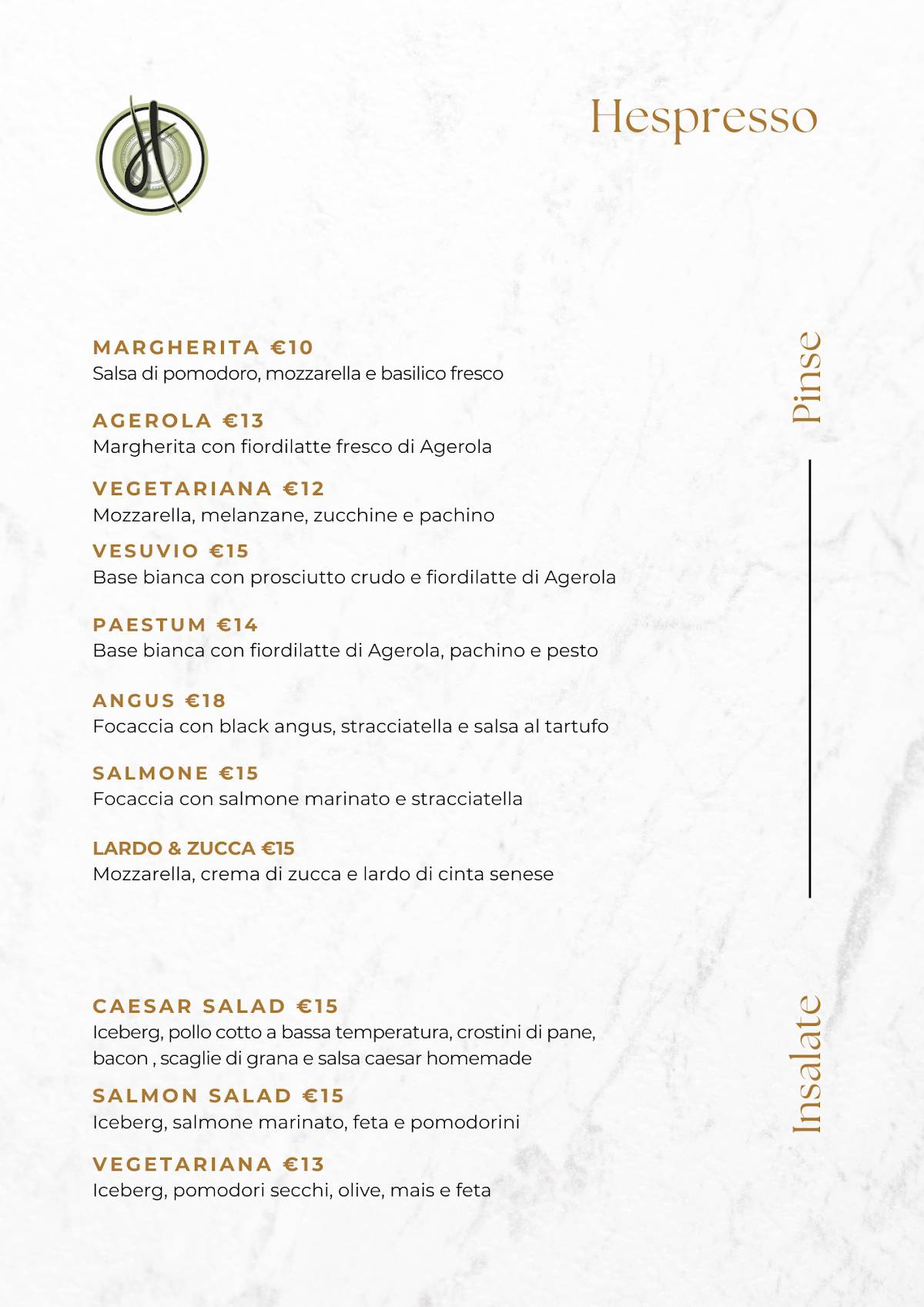 HEspresso - The House of Meat меню