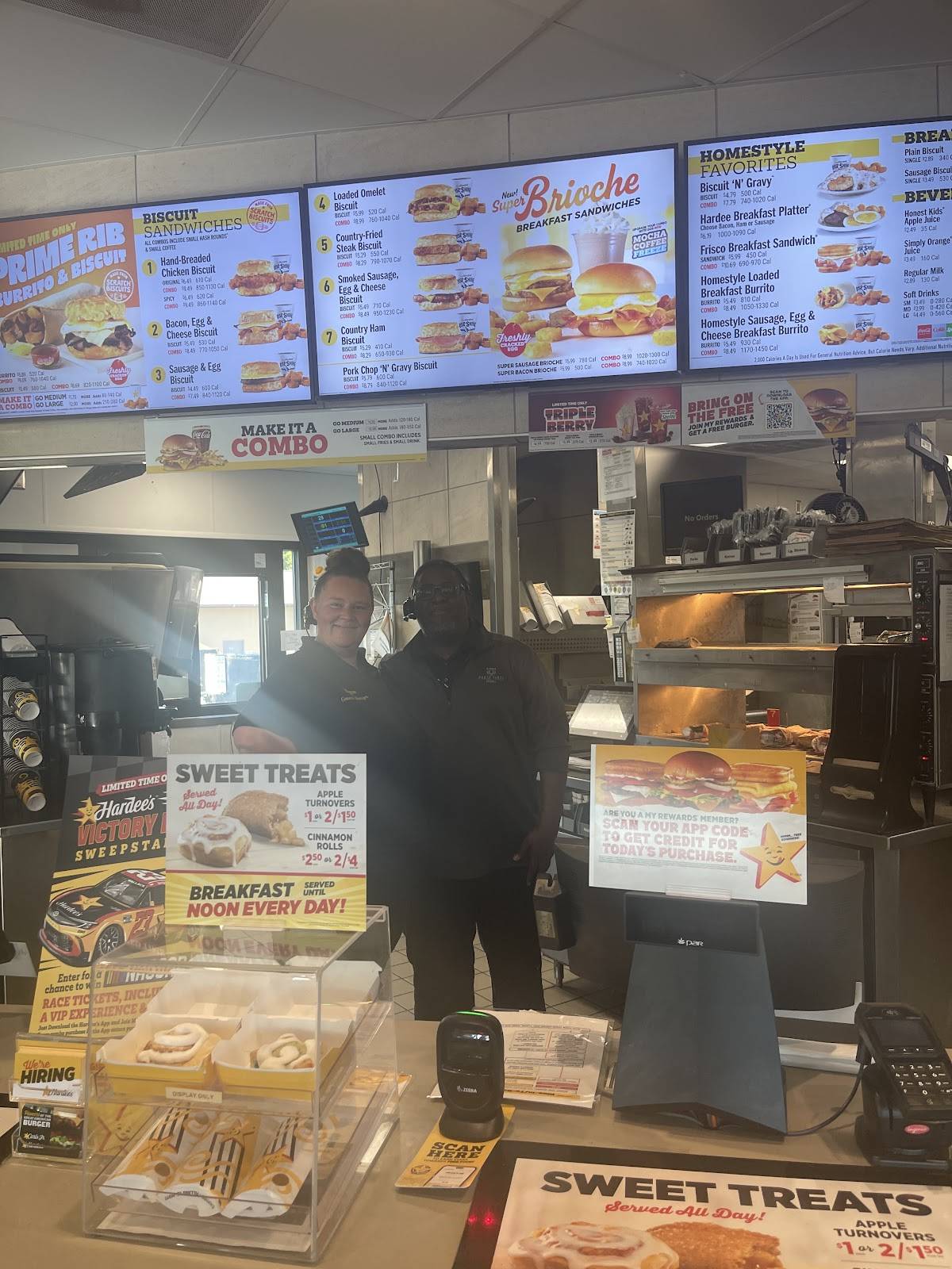 Hardee's меню