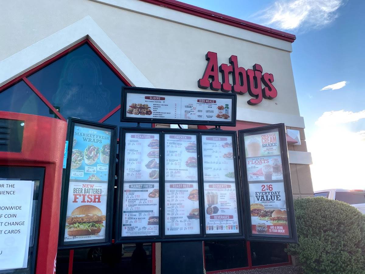 Arby's меню
