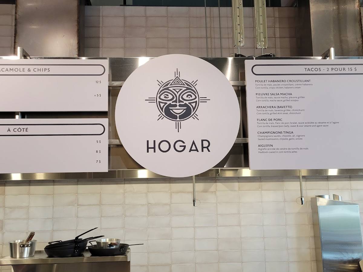 Hogar меню