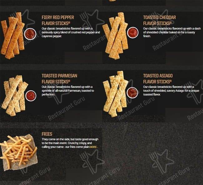 Pizza Hut меню
