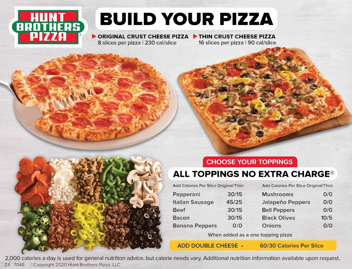 Hunt Brothers Pizza меню