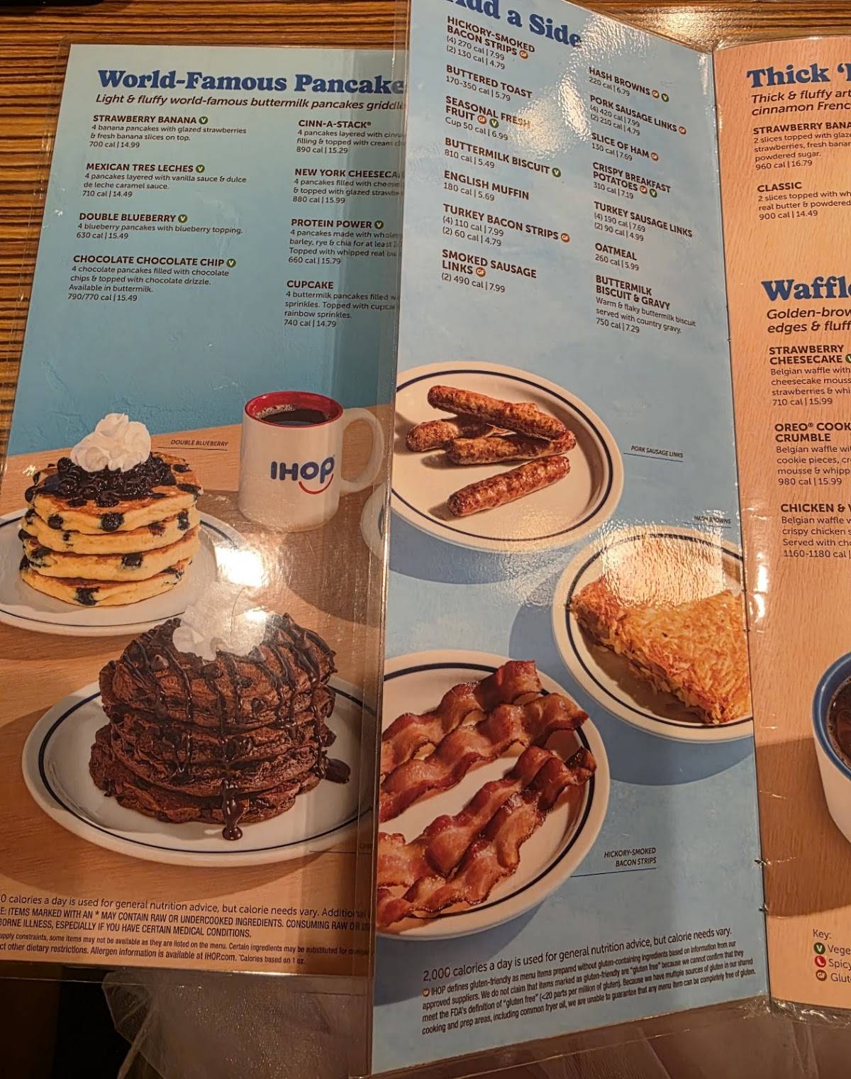 IHOP меню