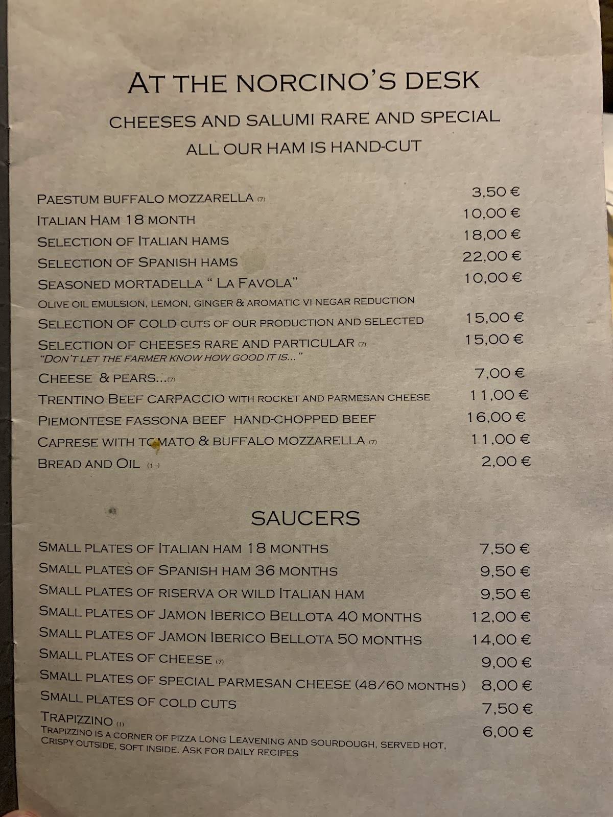 Il sorpasso меню