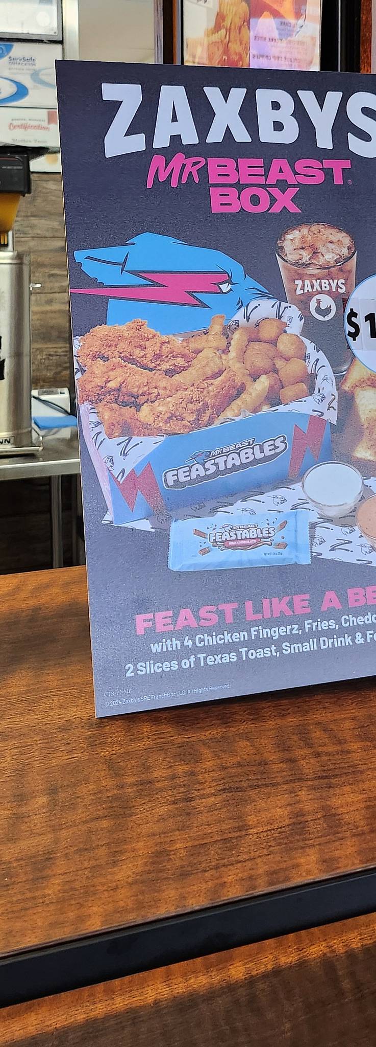 Zaxbys Chicken Fingers & Buffalo Wings меню