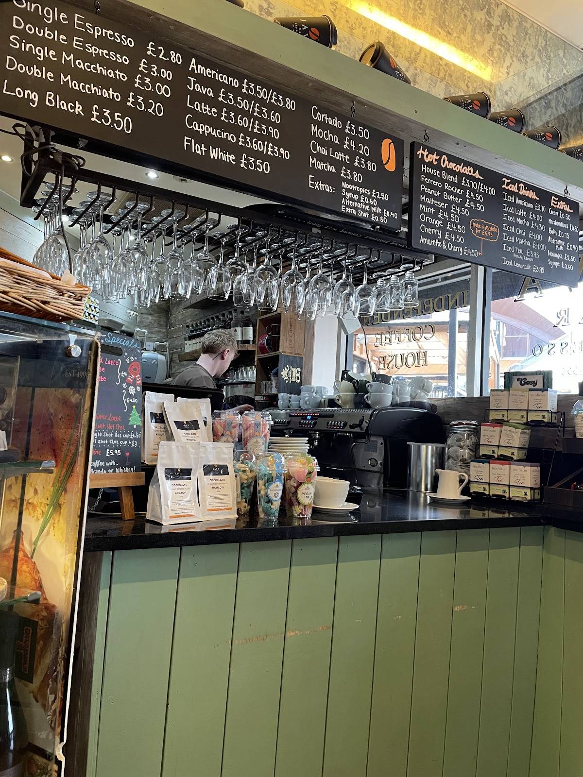 Java Bar Espresso меню
