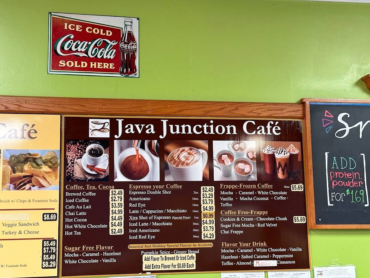Java Junction меню