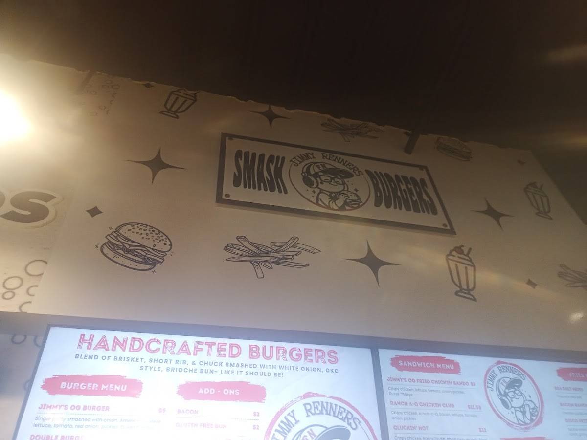 Jimmy Renners Burger co меню