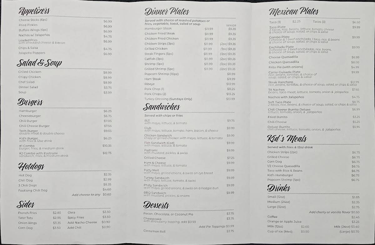 John's Tech Cafe меню
