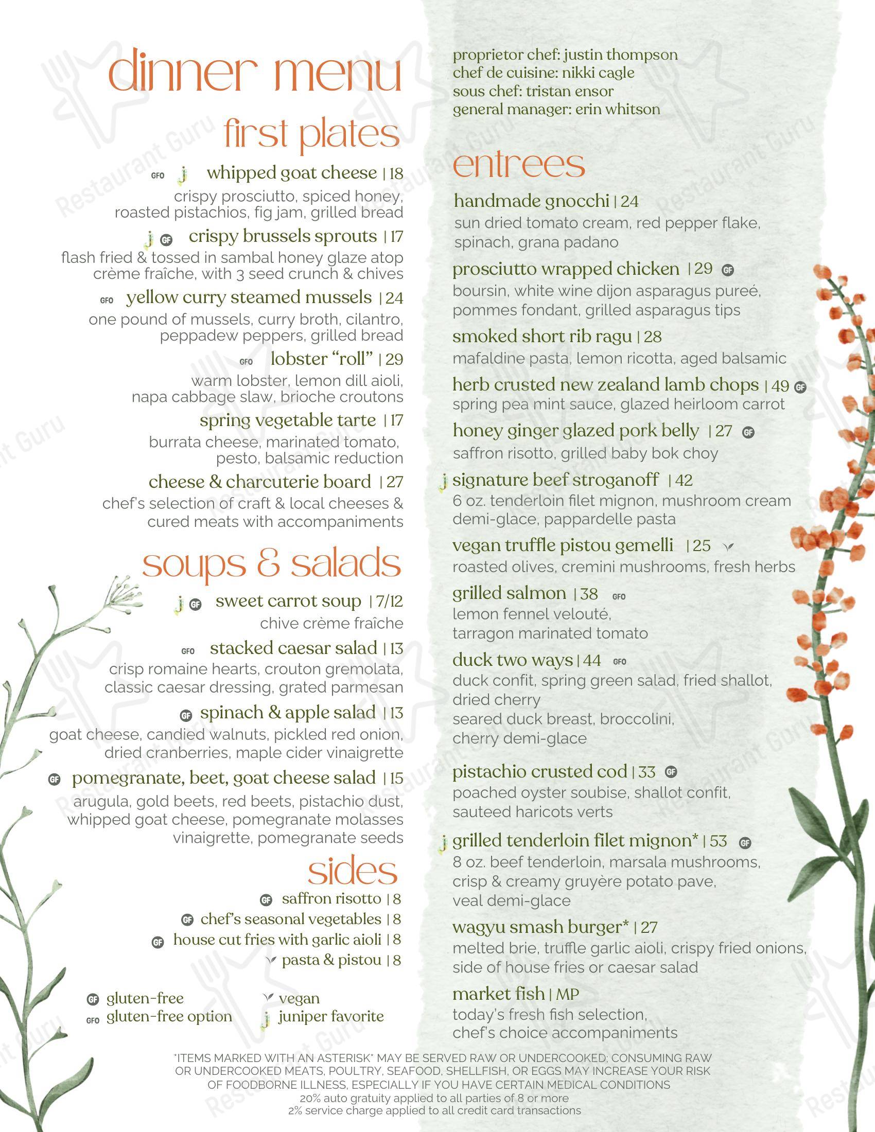 Детское паба и бара Juniper Restaurant