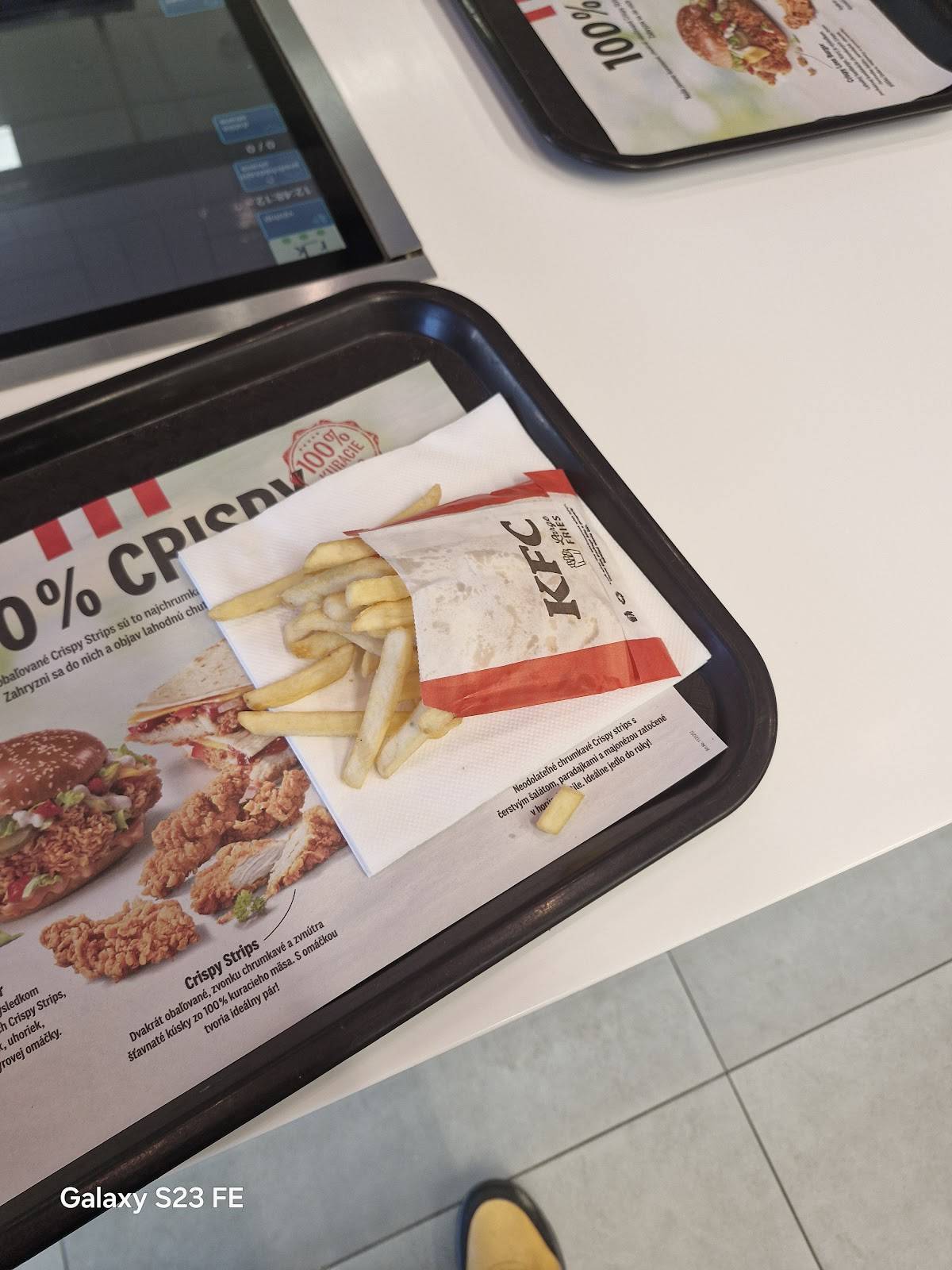 KFC меню