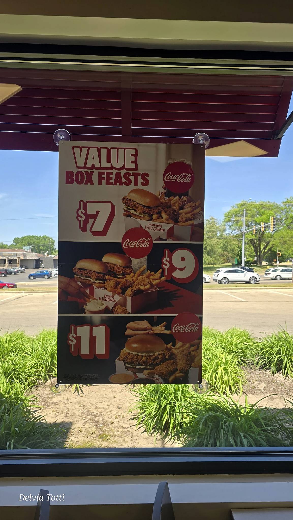 KFC меню