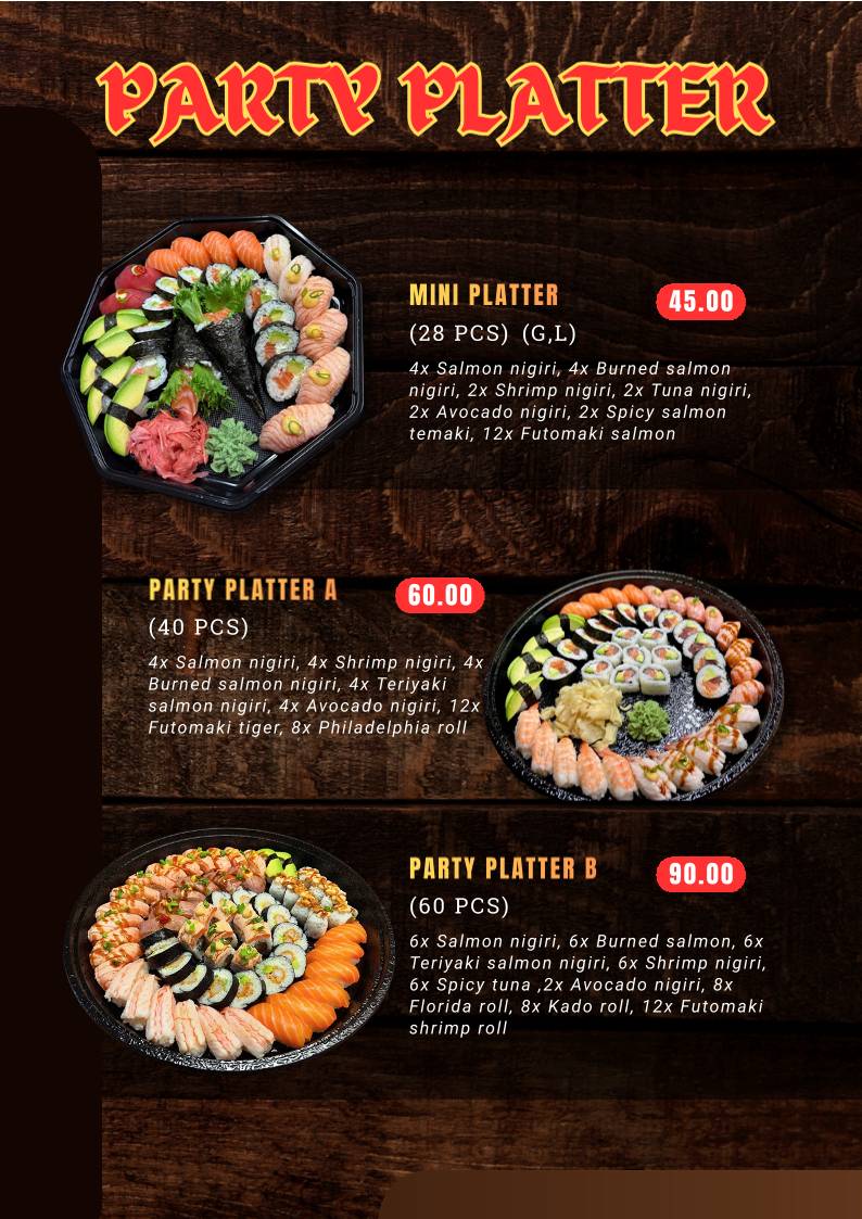 Kado Sushi меню