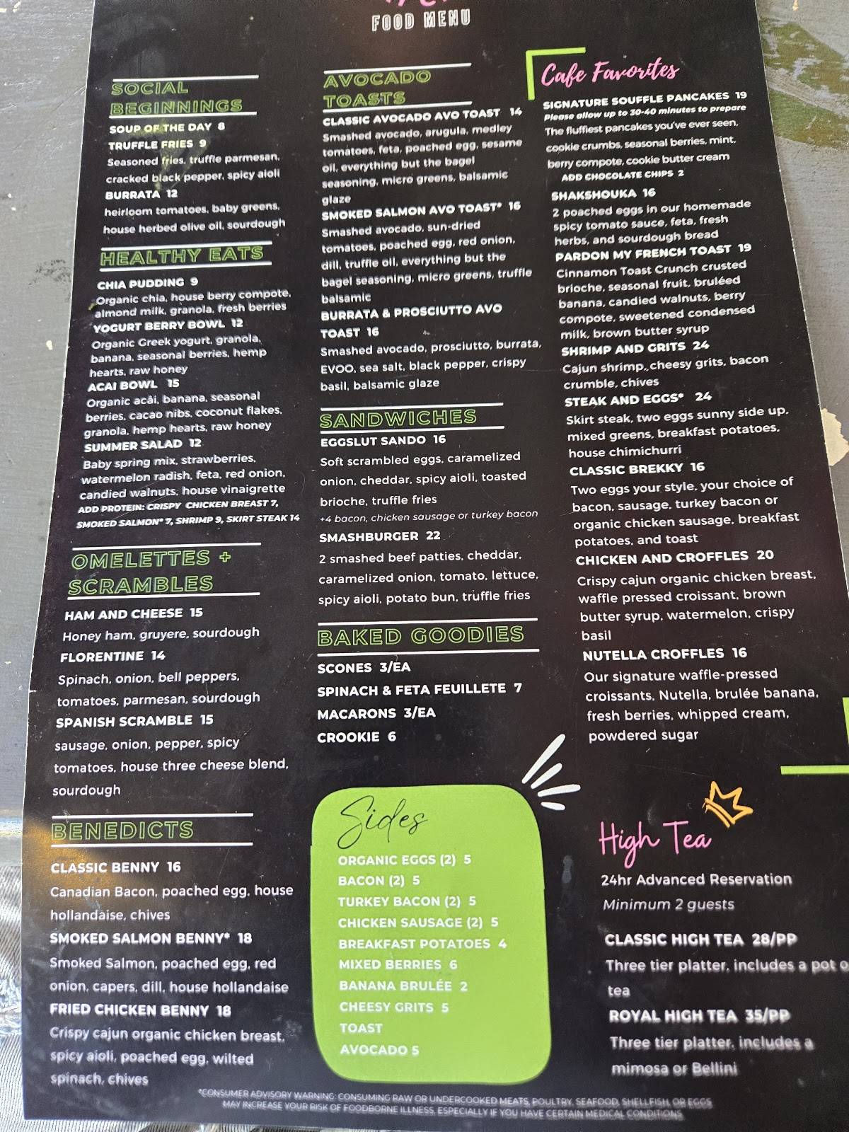 Kixi Cafe меню