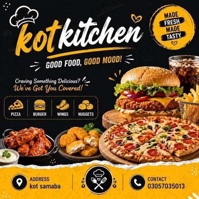 Kot kitchen меню