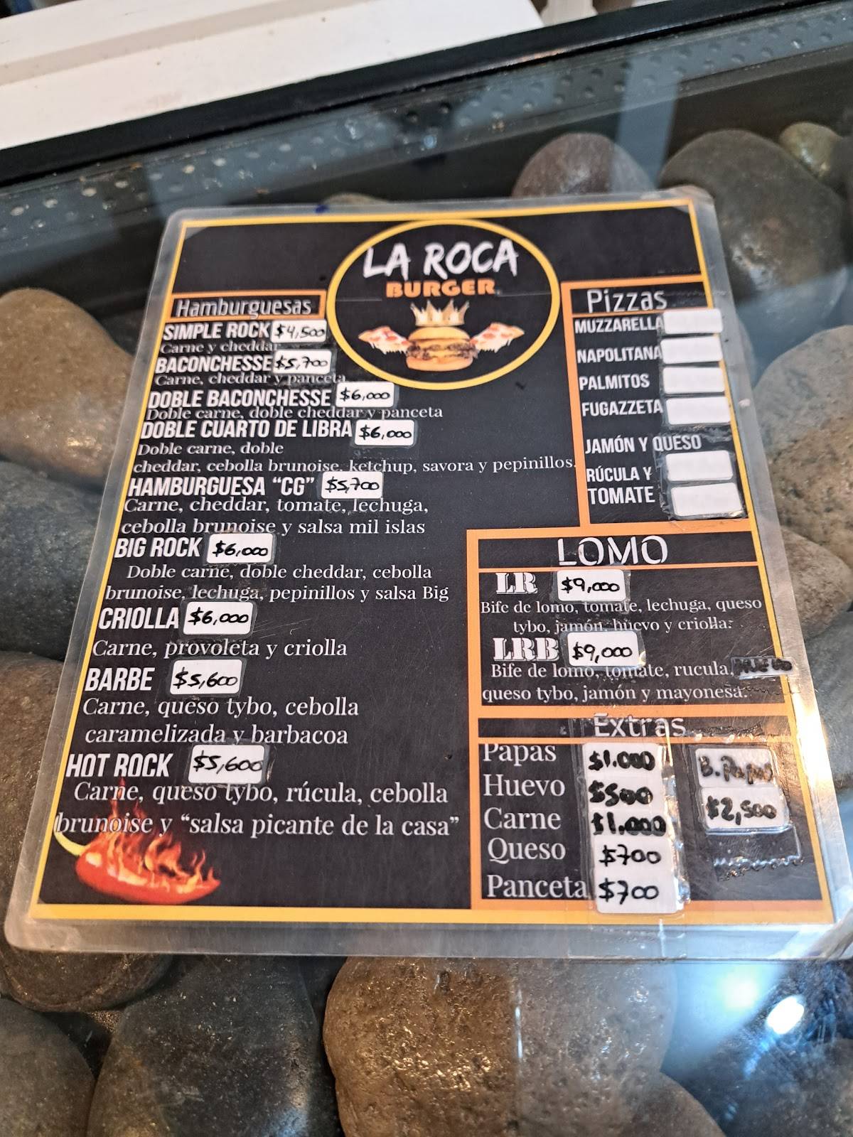 La Roca Burger меню