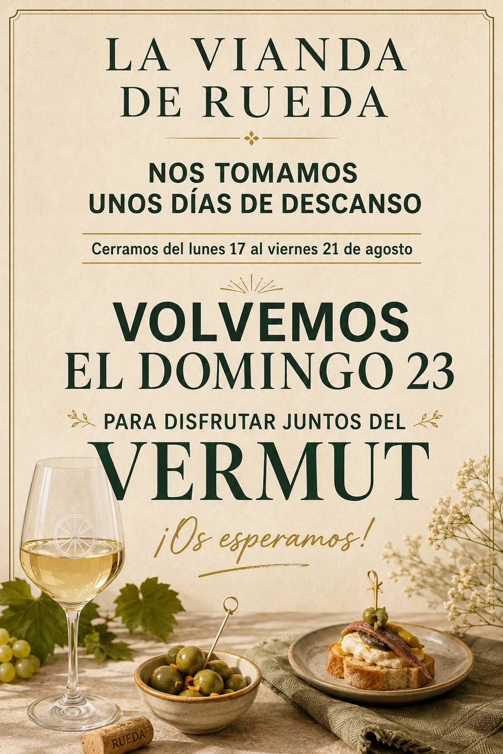 La Vianda de Rueda меню