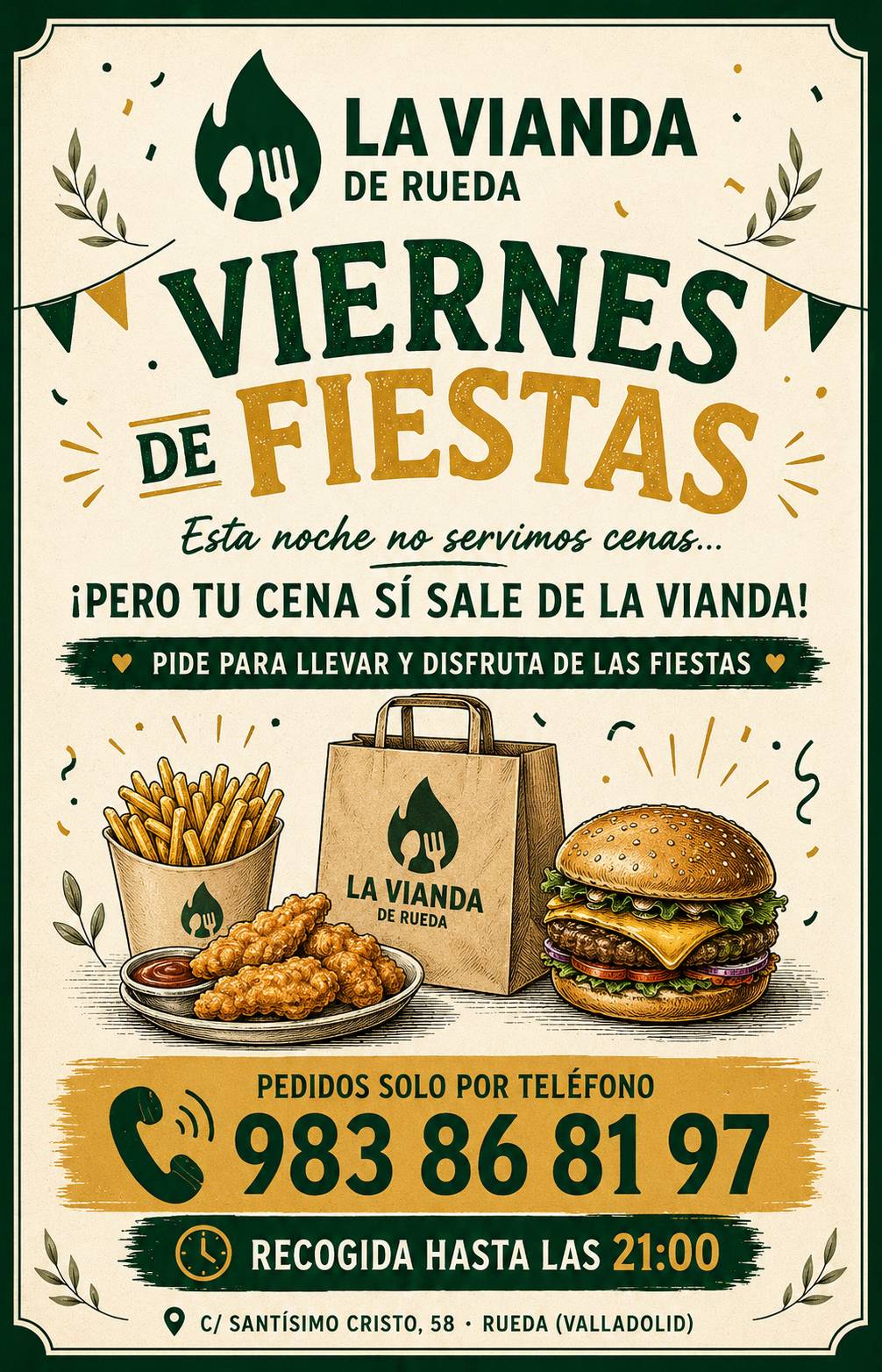 La Vianda de Rueda меню