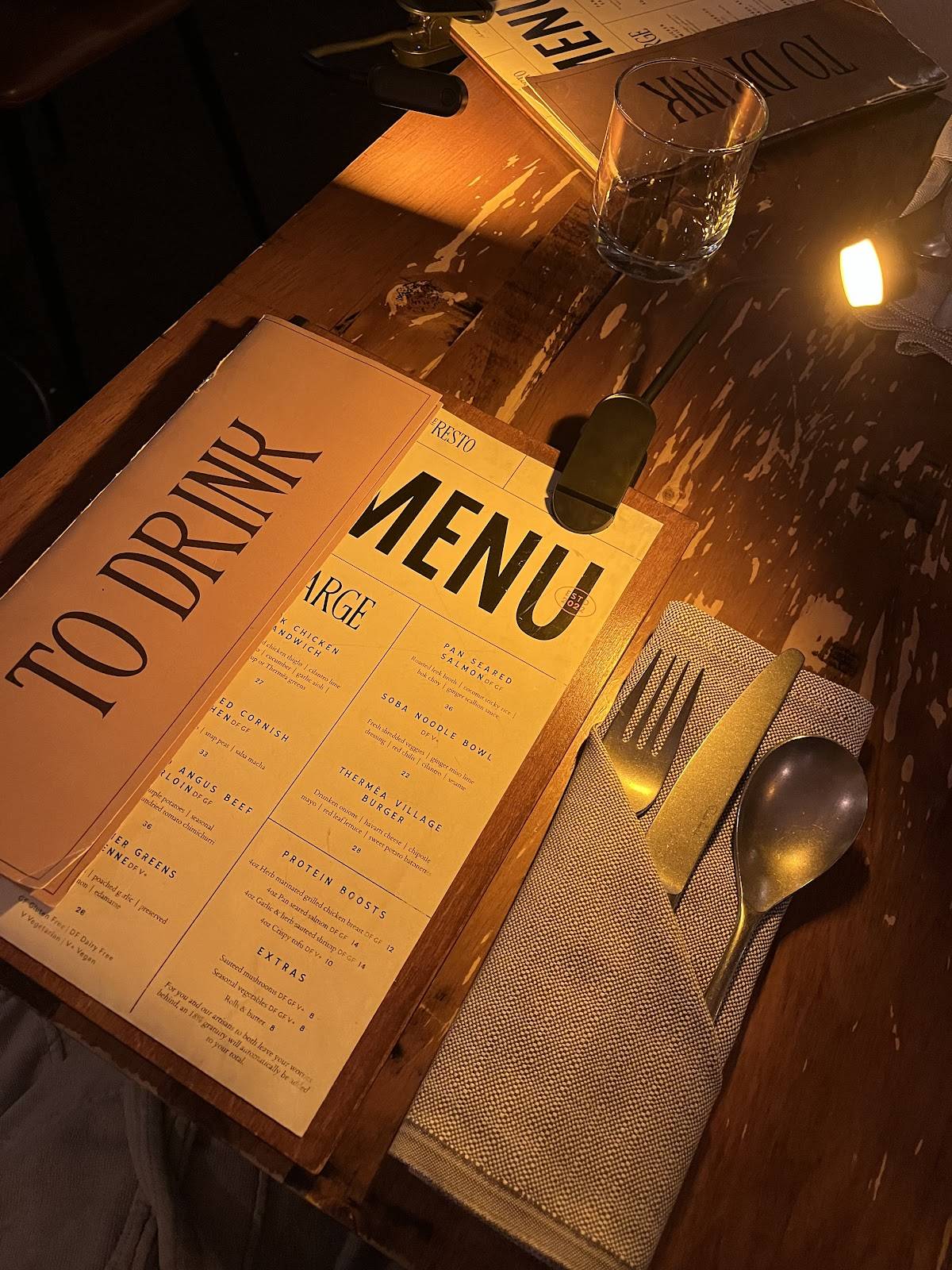 Le Resto меню