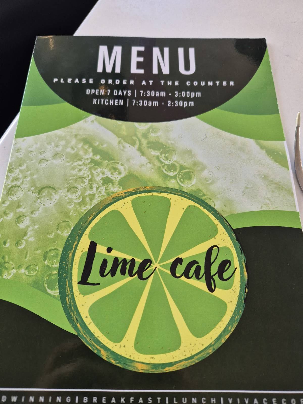 Lime Cafe меню