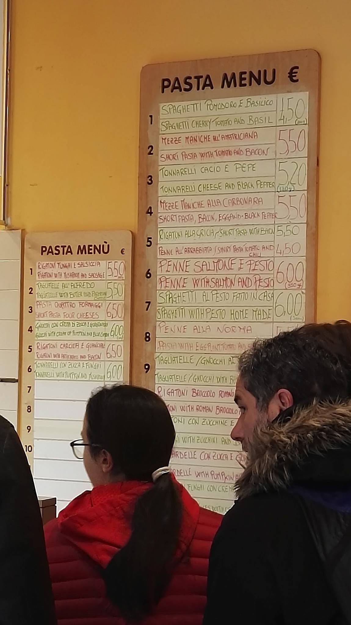 Maccheroni Express меню