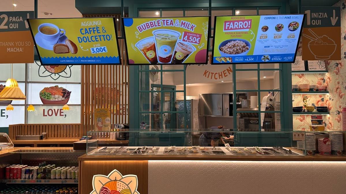 Macha Pokè Roma Est меню