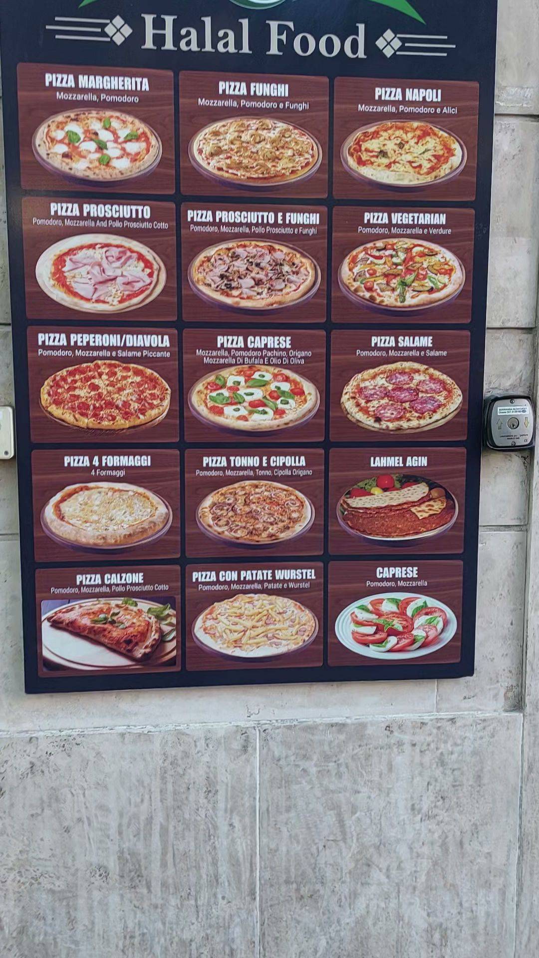Zaza Kebap Pizza Roma меню