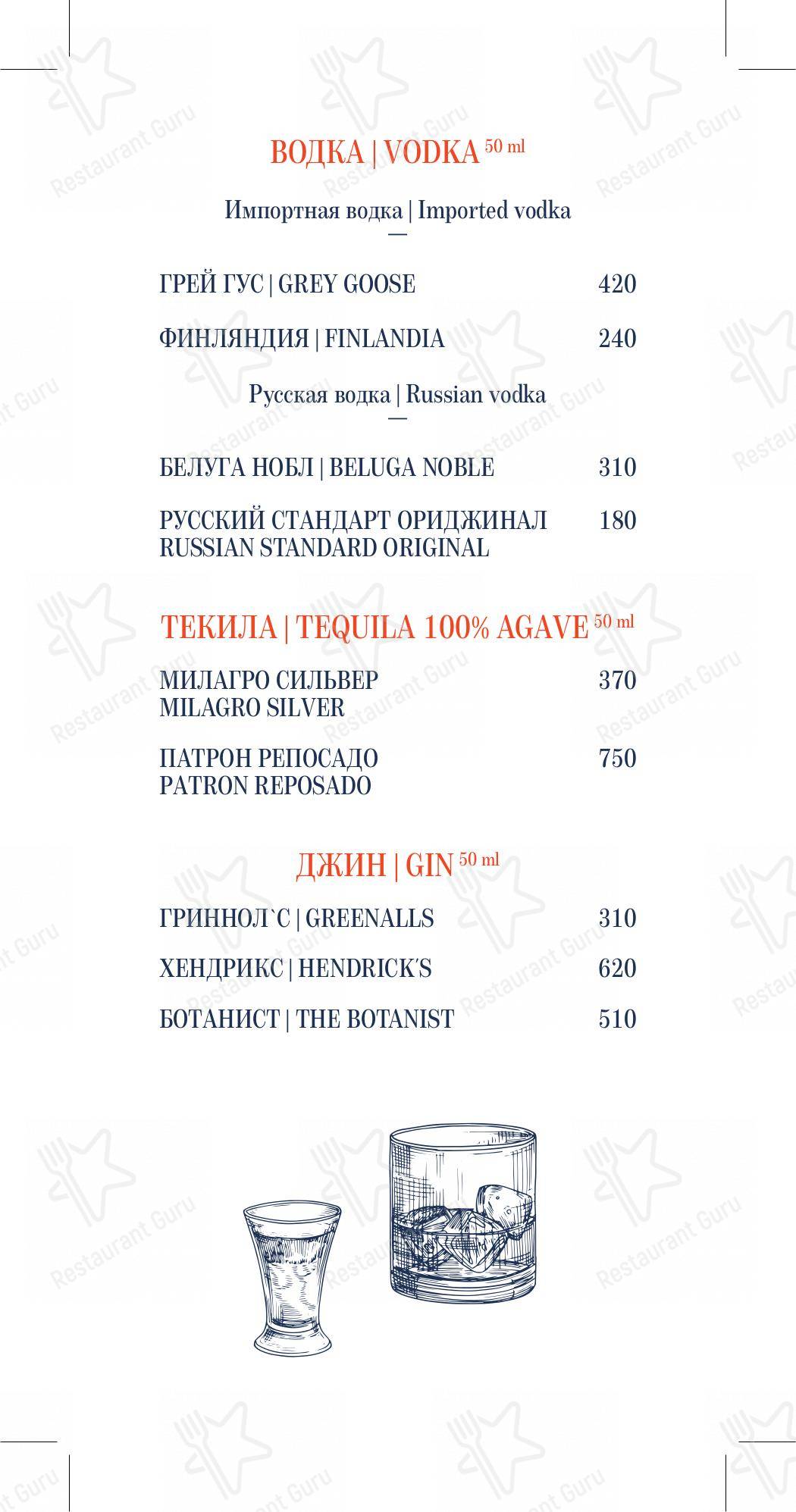 Меню для посетителей ресторана Мама будет рада