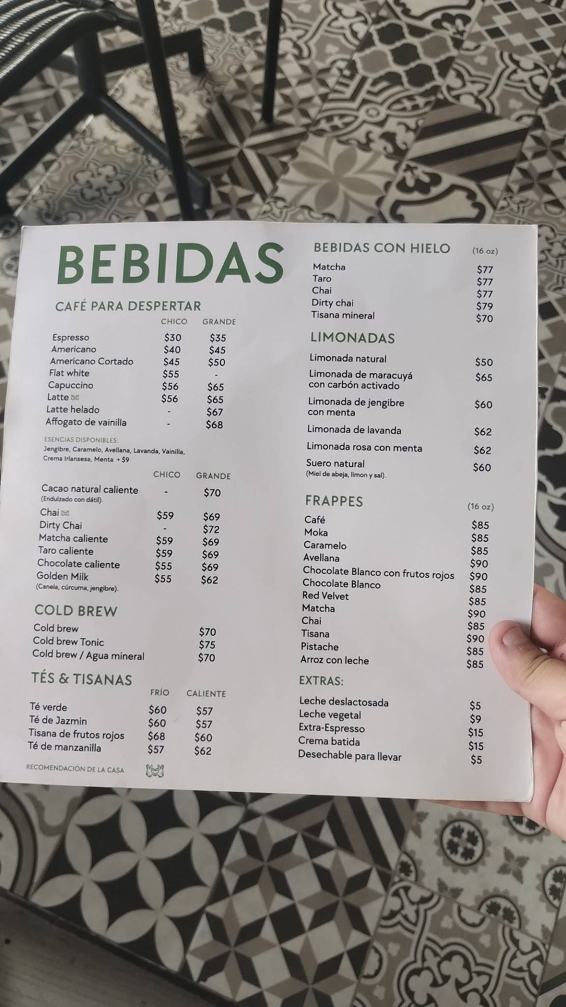 Mars Café меню