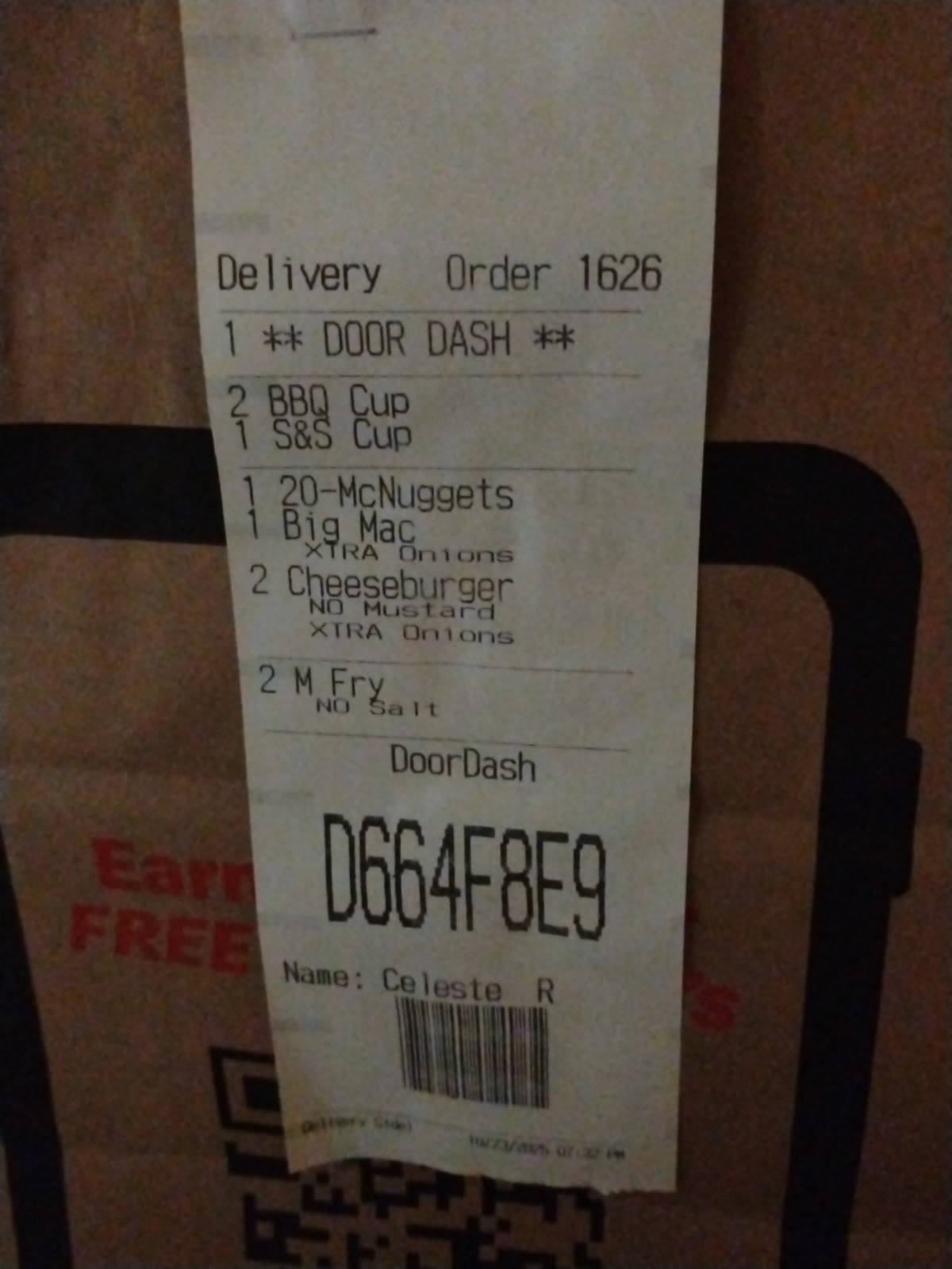 McDonald's меню