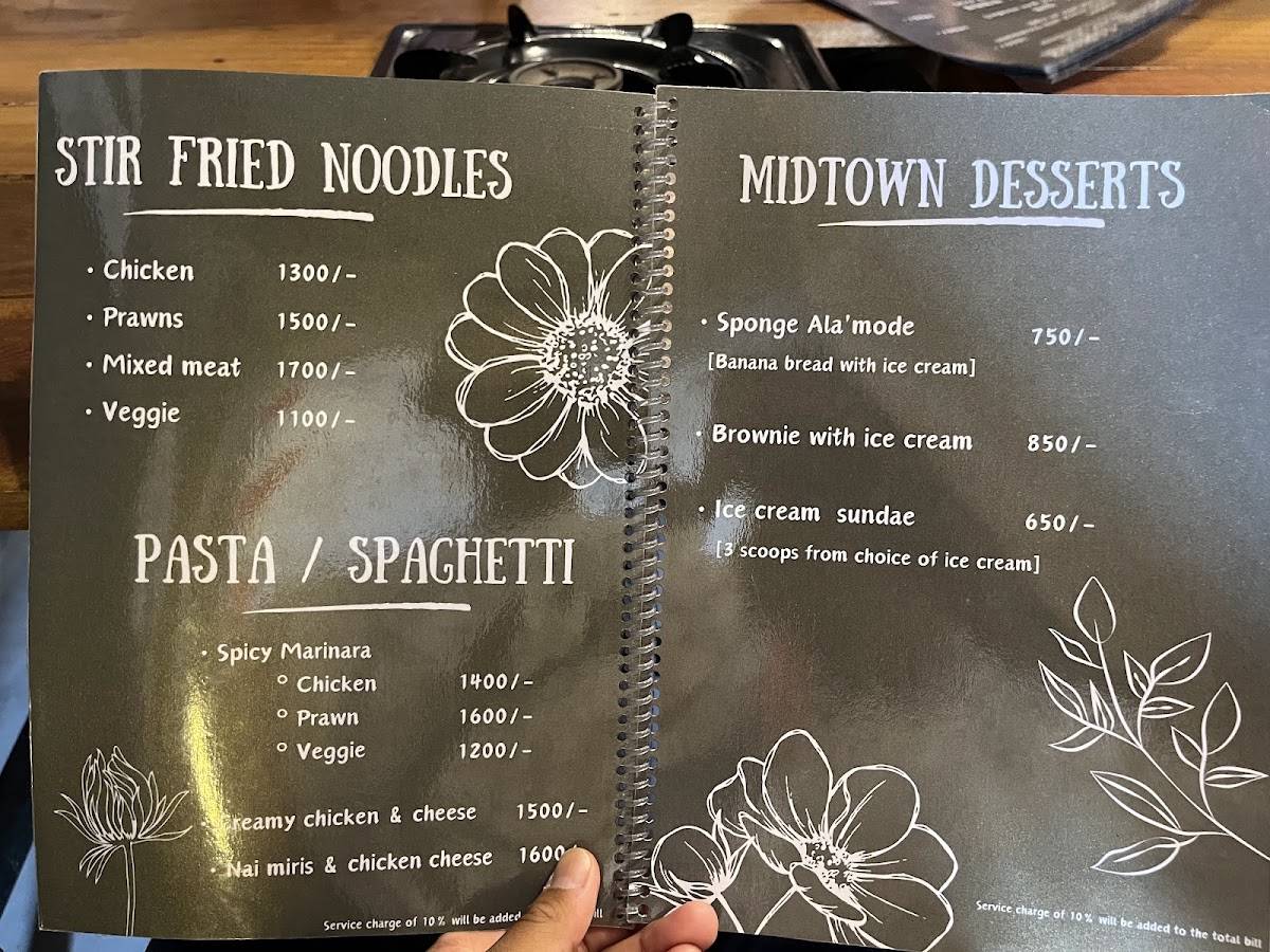 Midtown Kandy меню