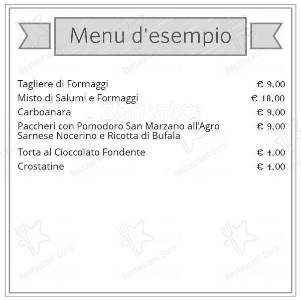 Mind Cibo per la Mente меню