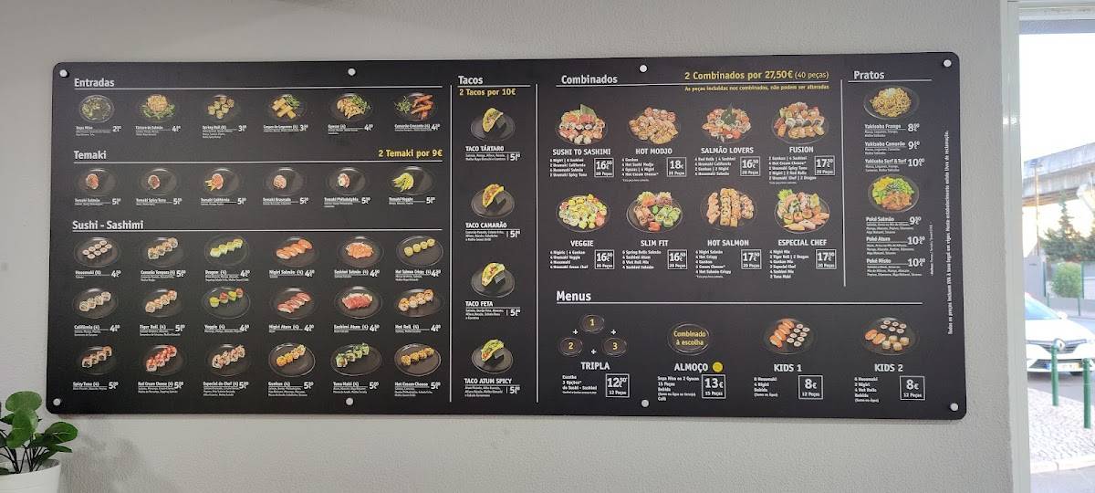 Modjo Sushi - Bar Corroios меню