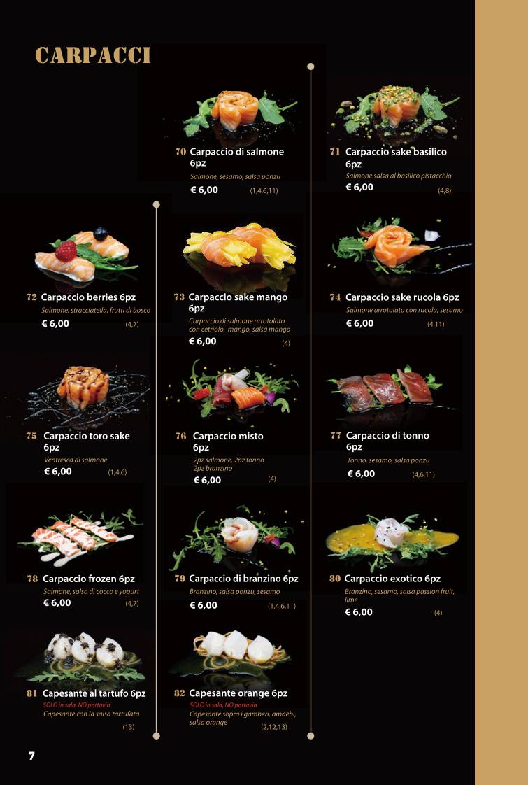 Moona Sushi меню