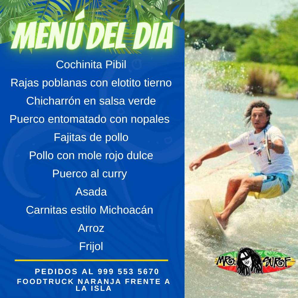 Mr.Surf меню