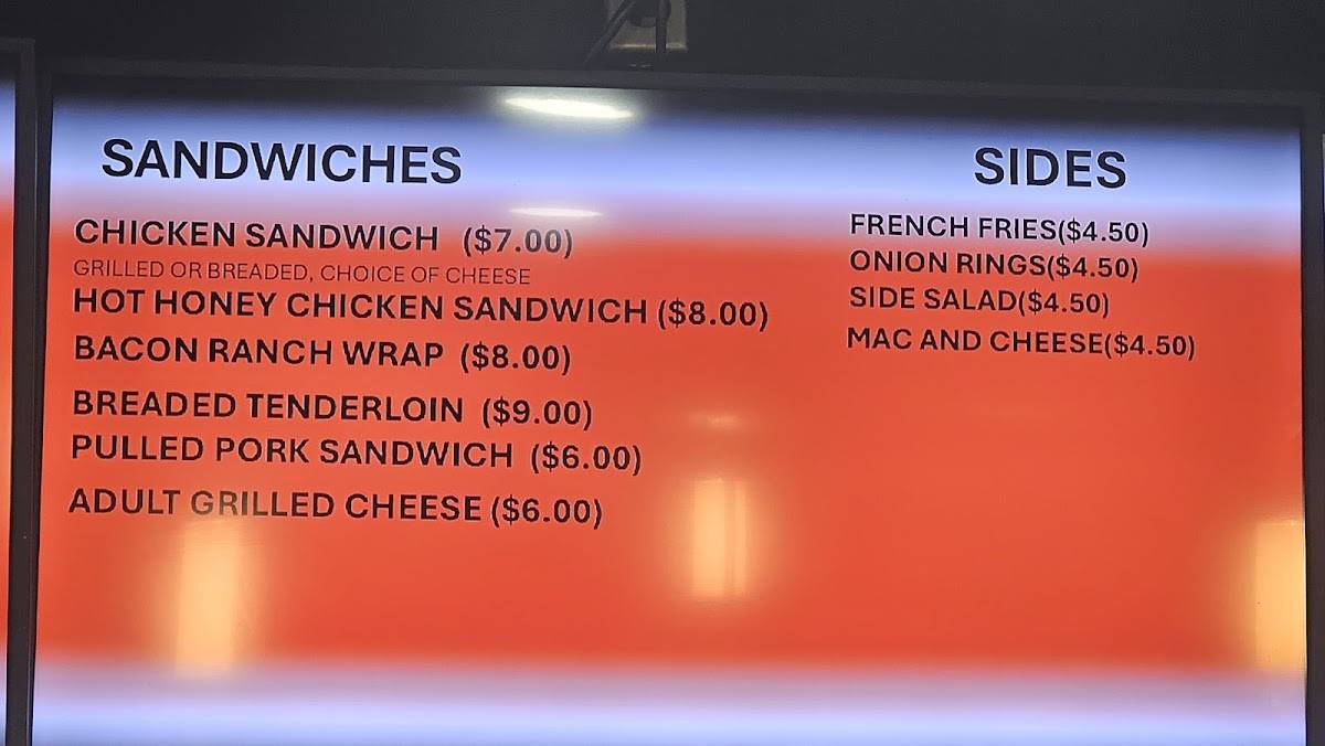 Needa Burger меню