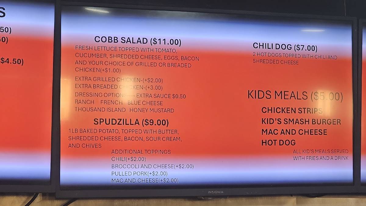 Needa Burger меню
