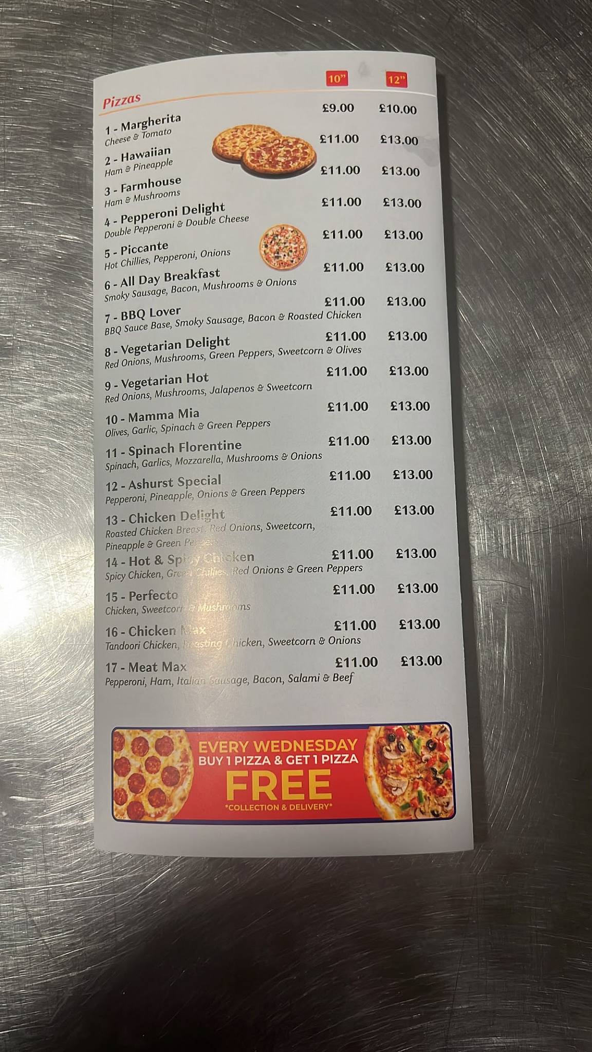 New Forest Pizza меню