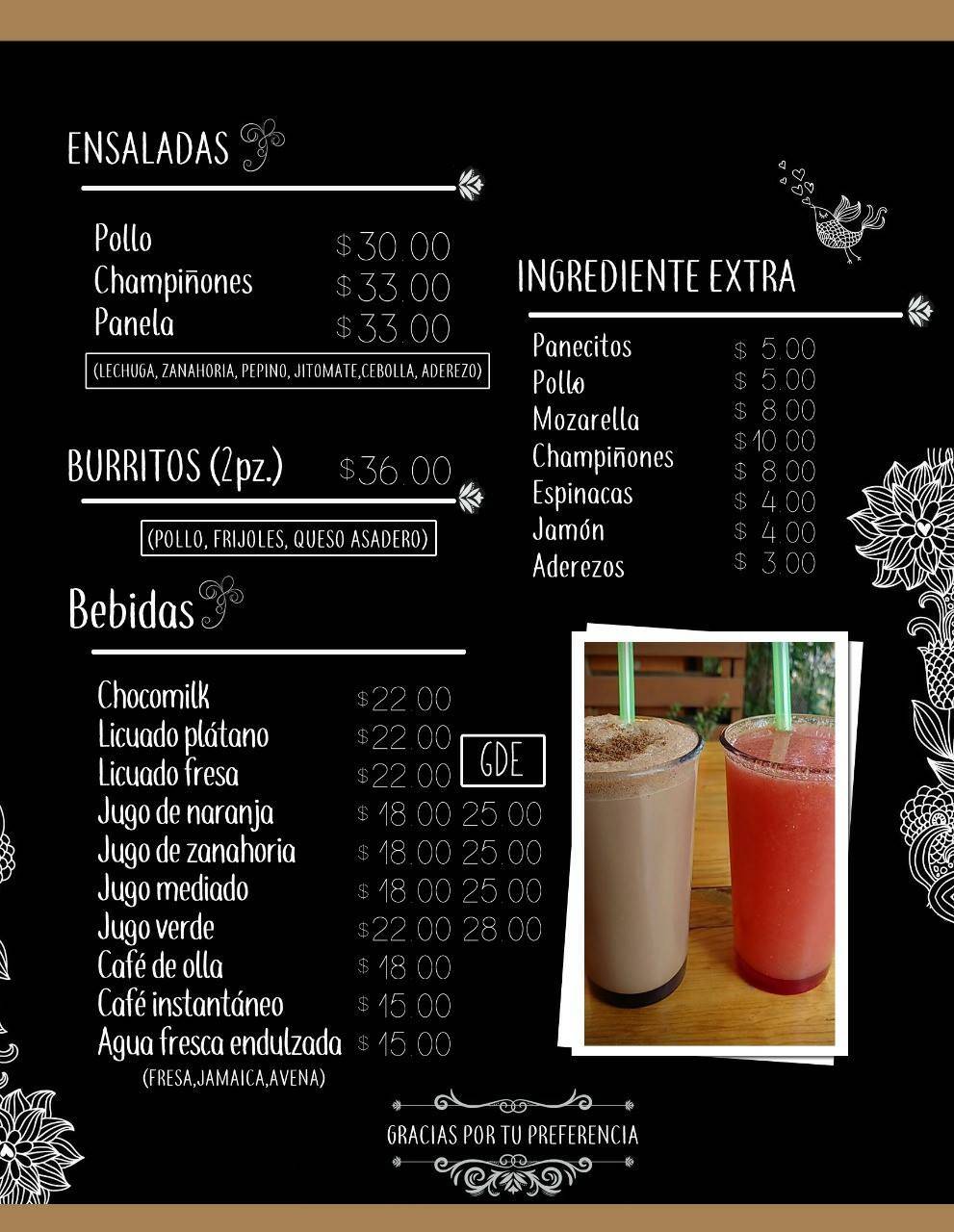 Nutri-Go меню