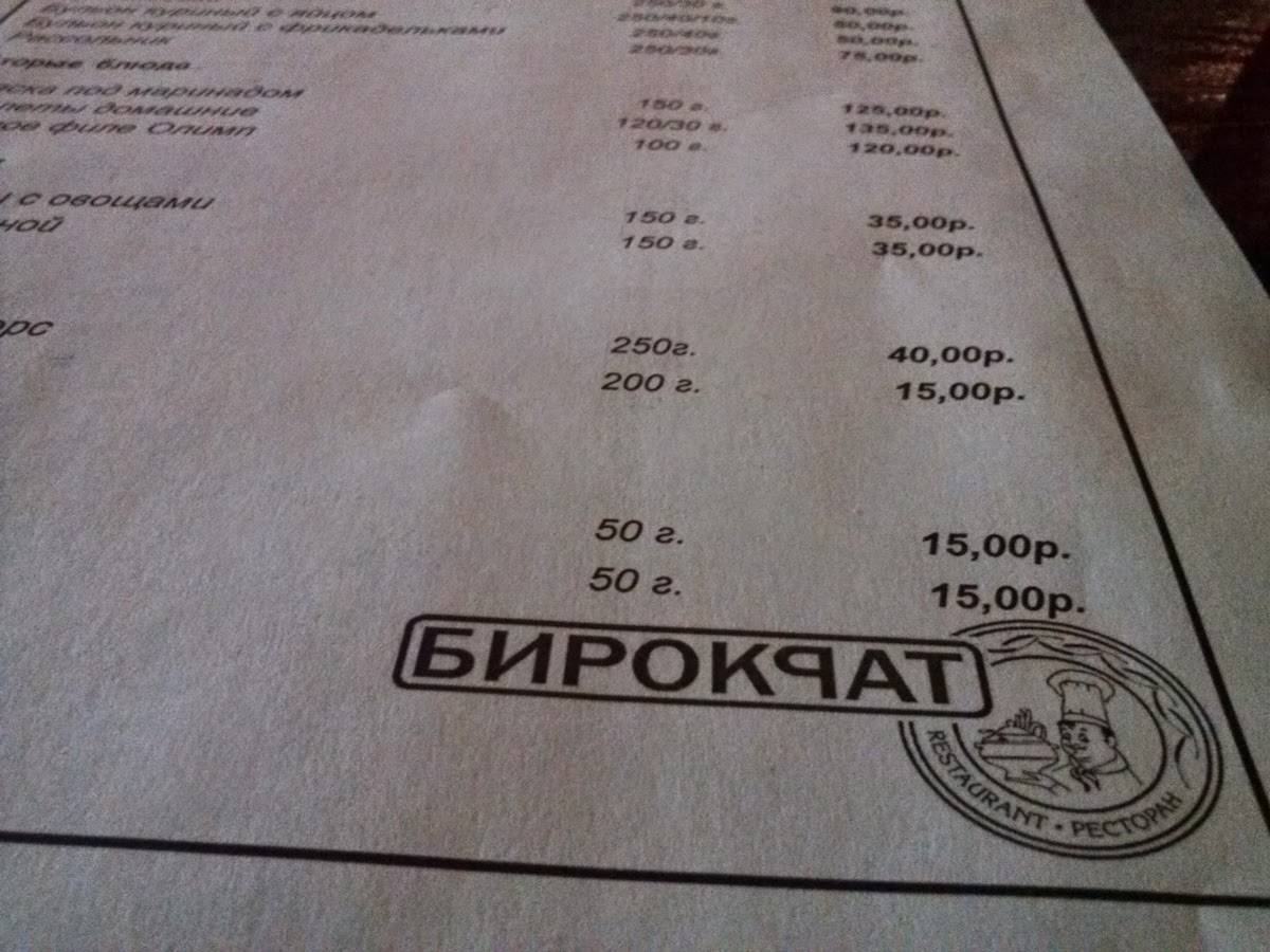 ОСТРОВЪ САХАЛИНЪ меню