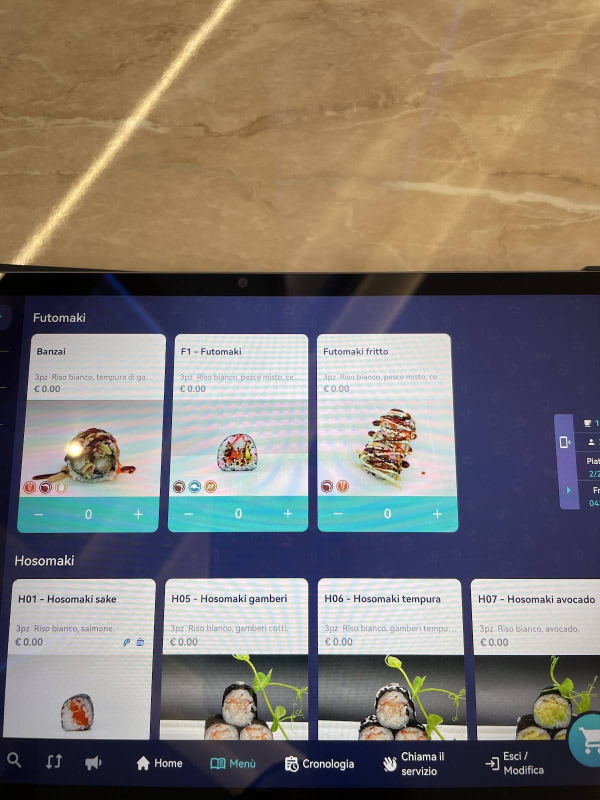 OvO SUSHI меню