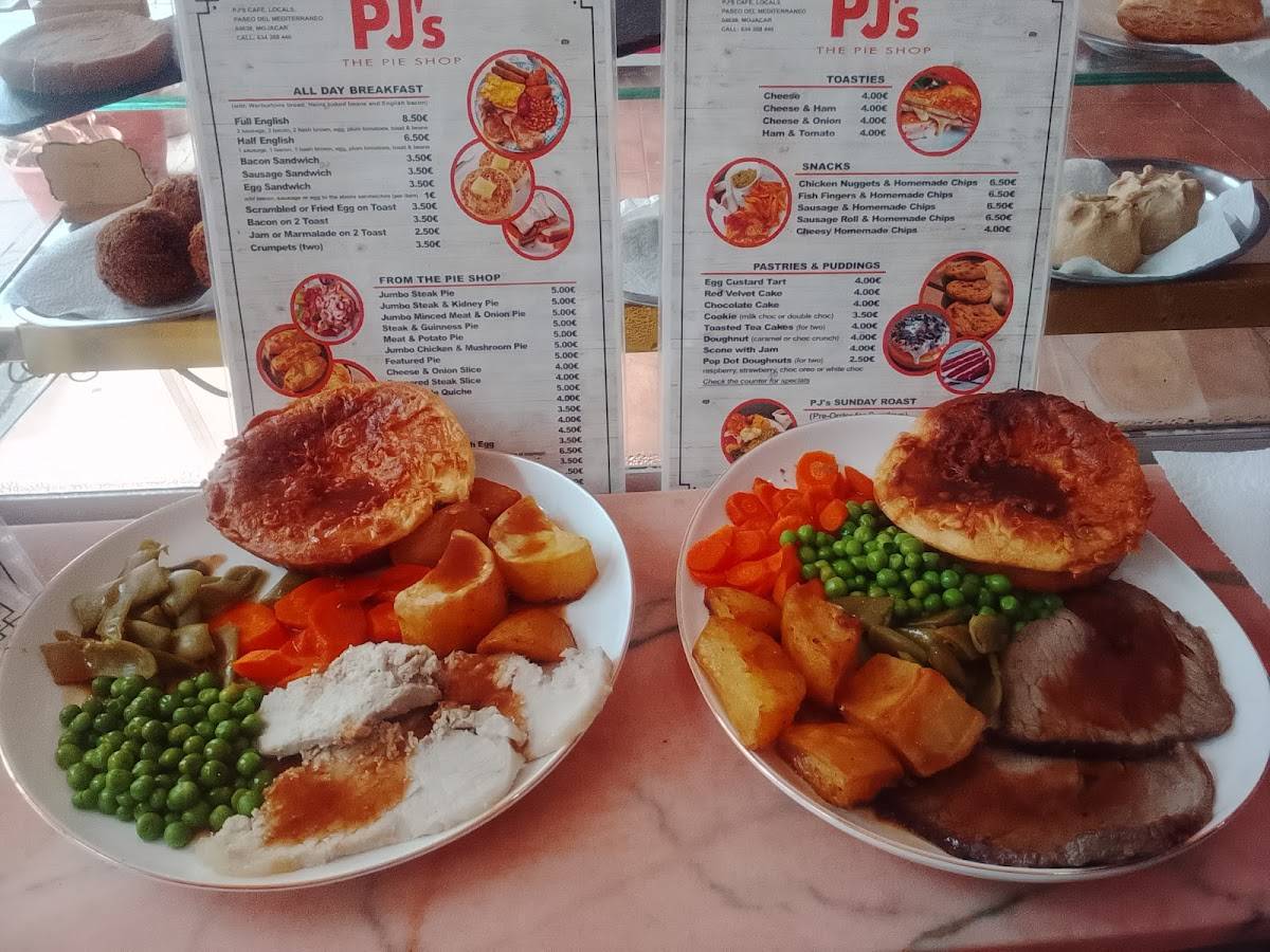 PJ's The Pie Shop меню
