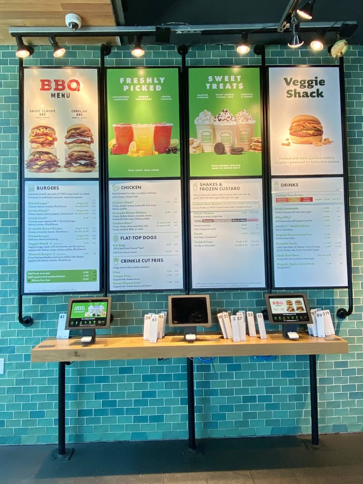 Shake Shack Garden State Plaza меню