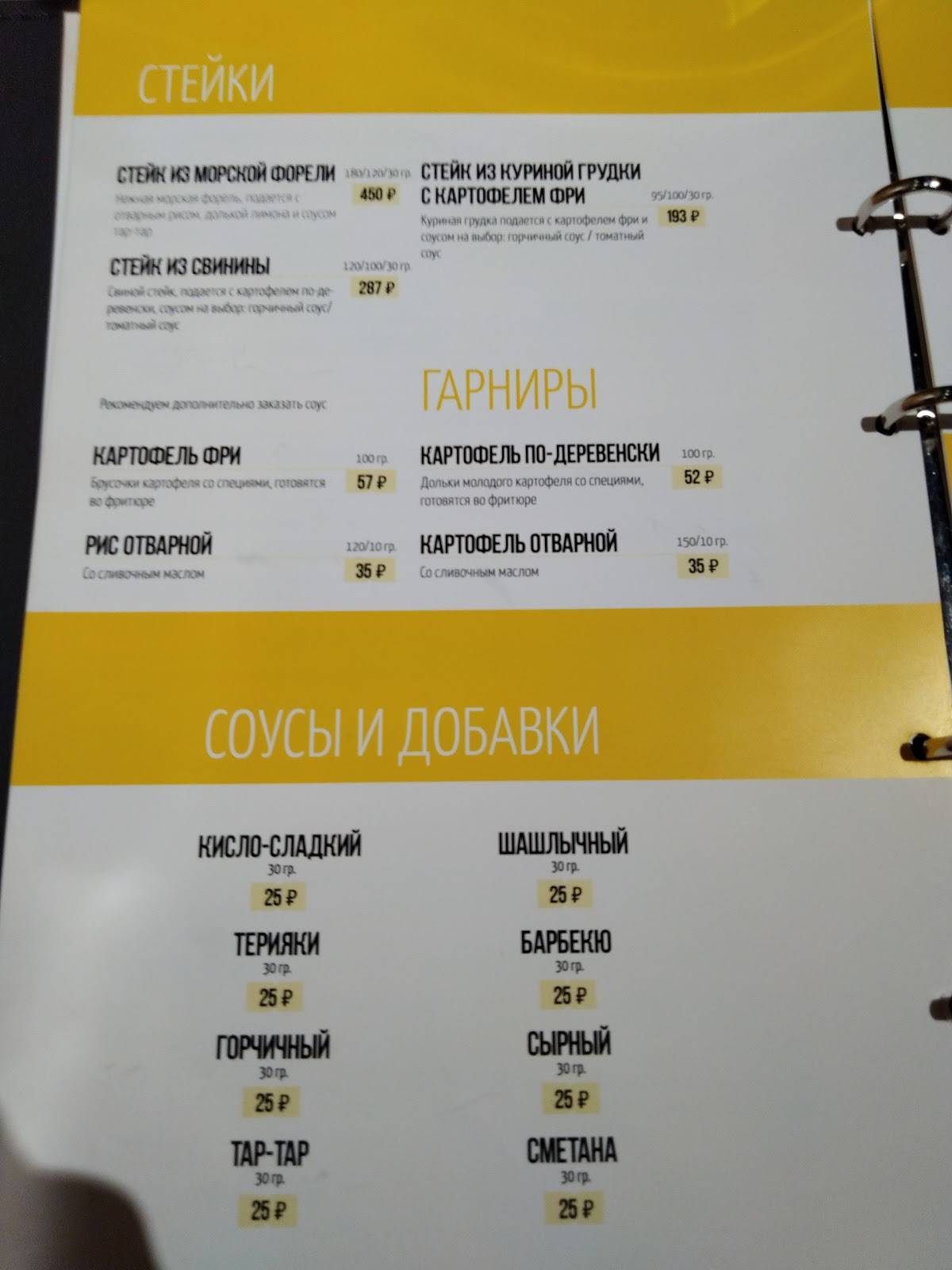 Пепперони меню