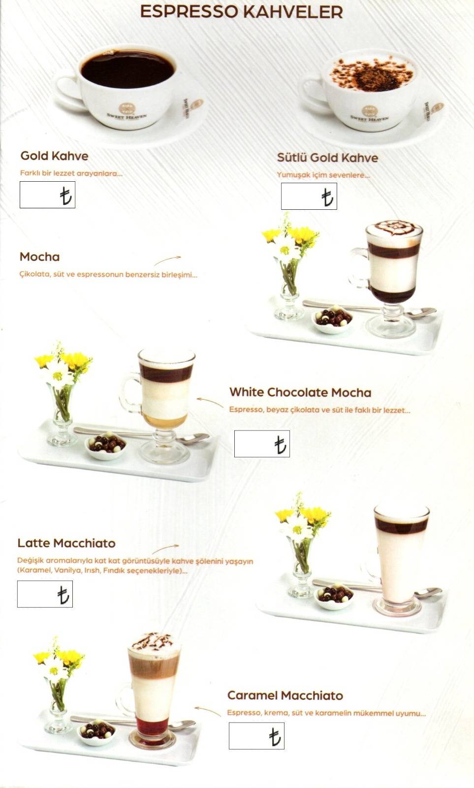 Pera Cafe меню